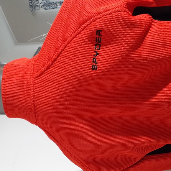 NWT Spyder Gait Half Zip Jacket - Small - Red/Black - Picture 8 of 8